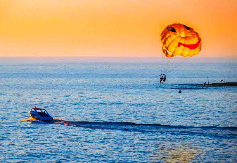 parasailing